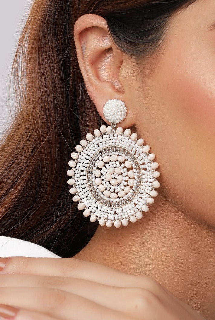 The Quirky Spawns Beaded Earrings