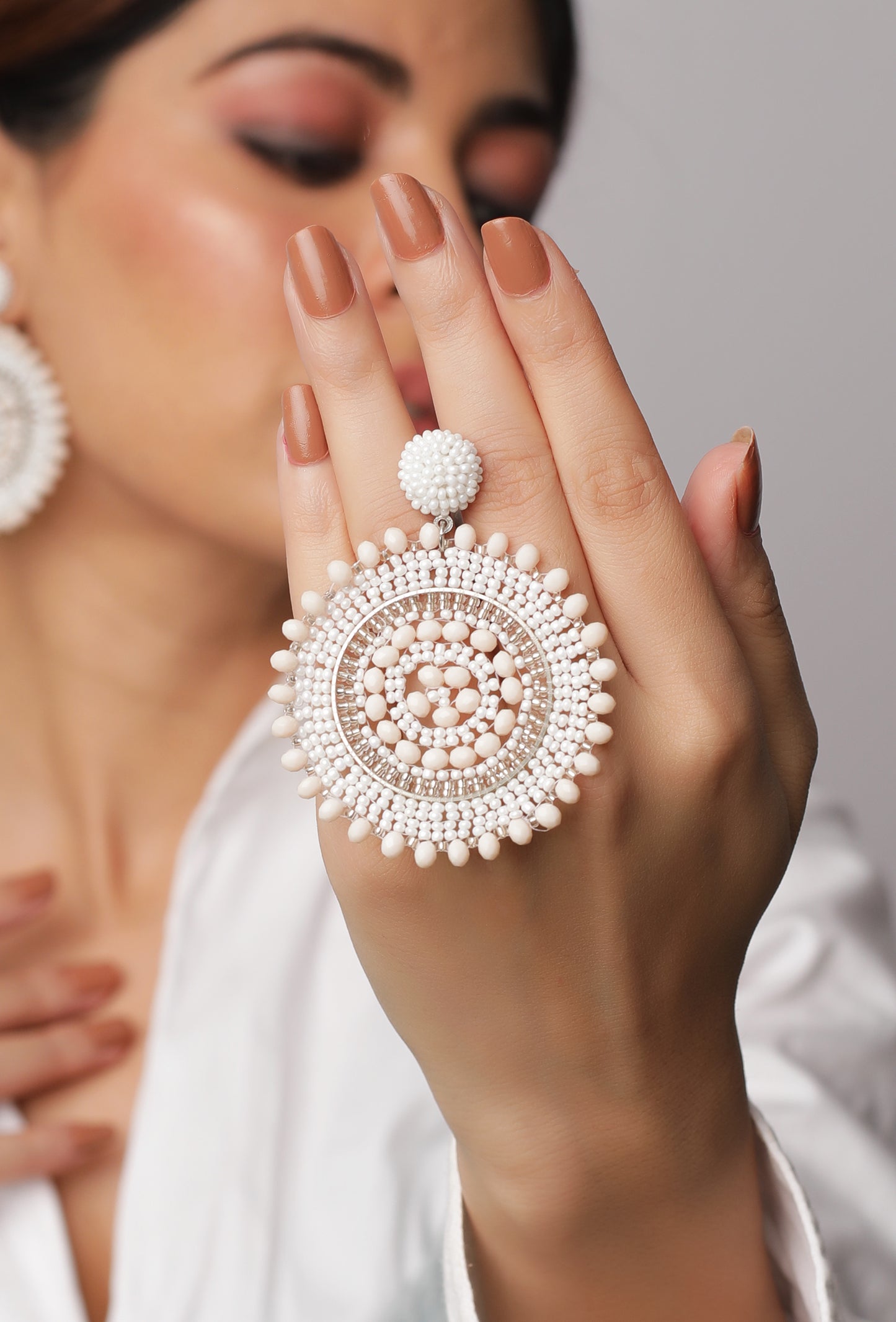 The Quirky Spawns Beaded Earrings