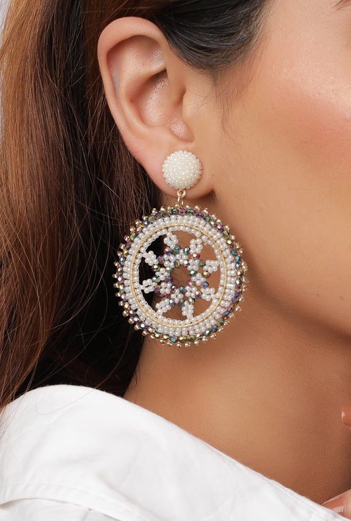 The Bunchy Acron Beaded Earrings