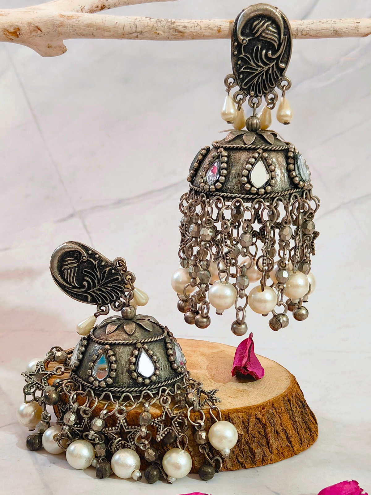 The Drooly Ravenna Jhumka