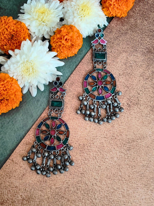 The Mohak Embellished Earrings