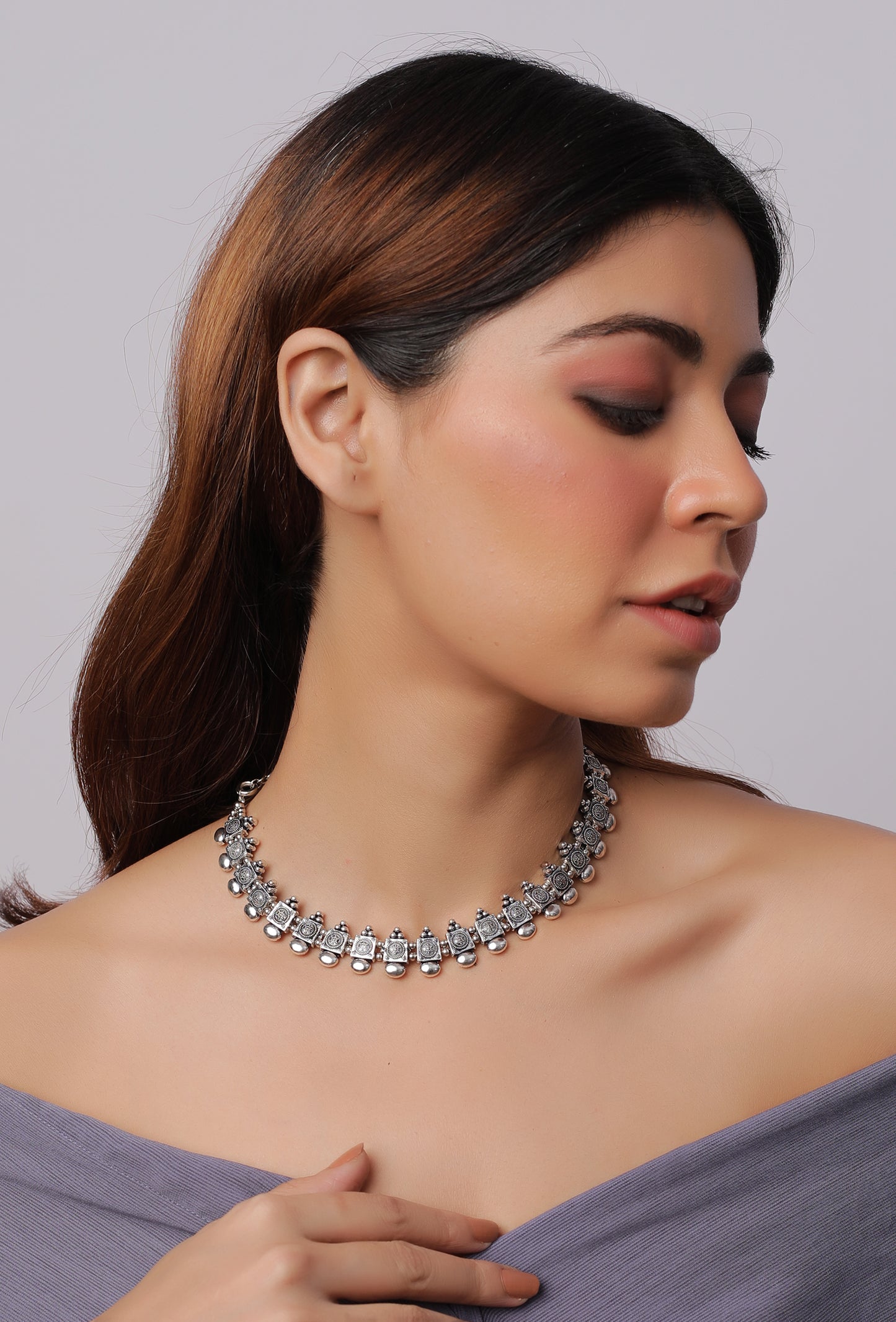The Knotted Metal Box Choker