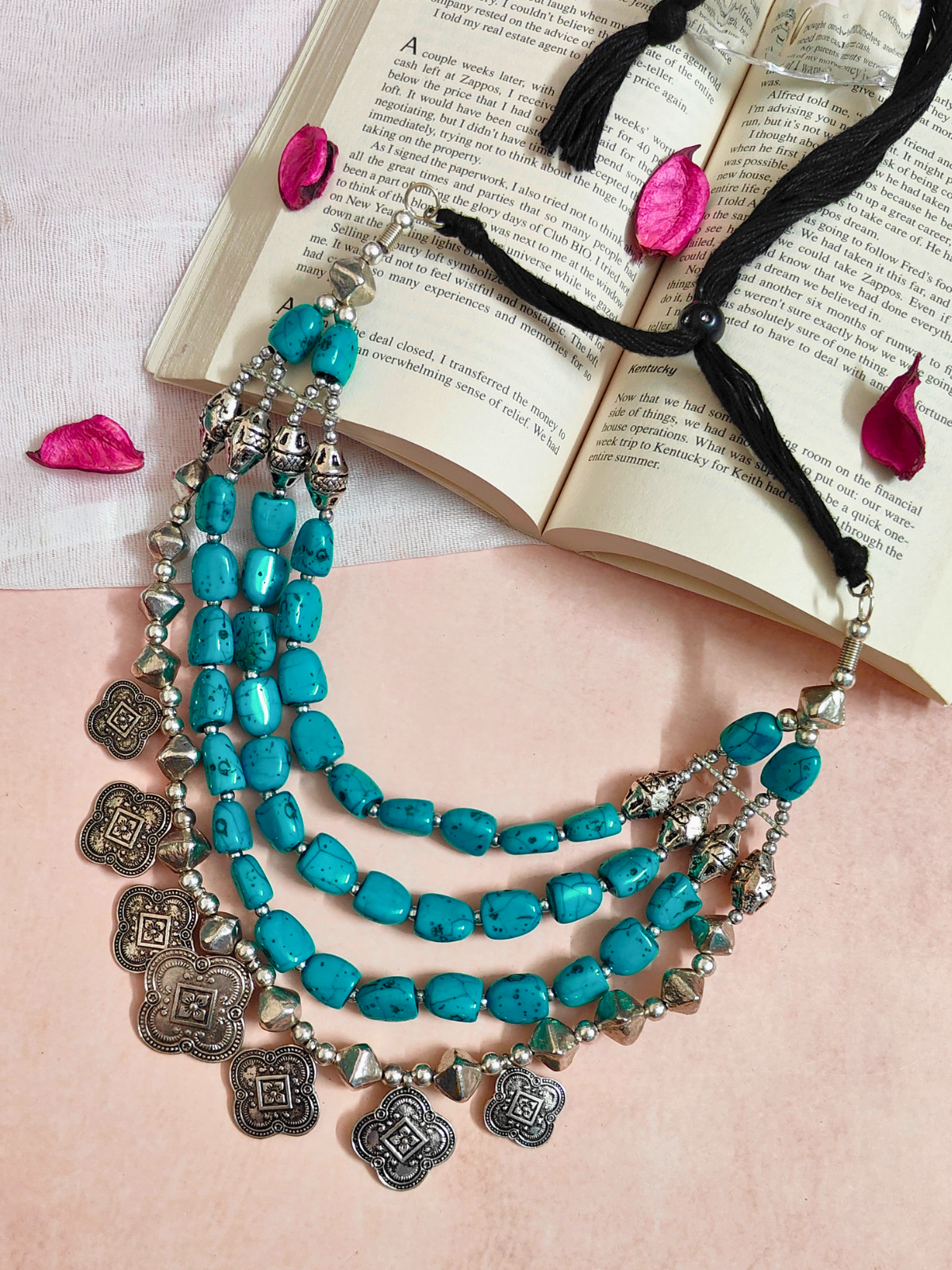 The Azeez Layered Pebble Necklace