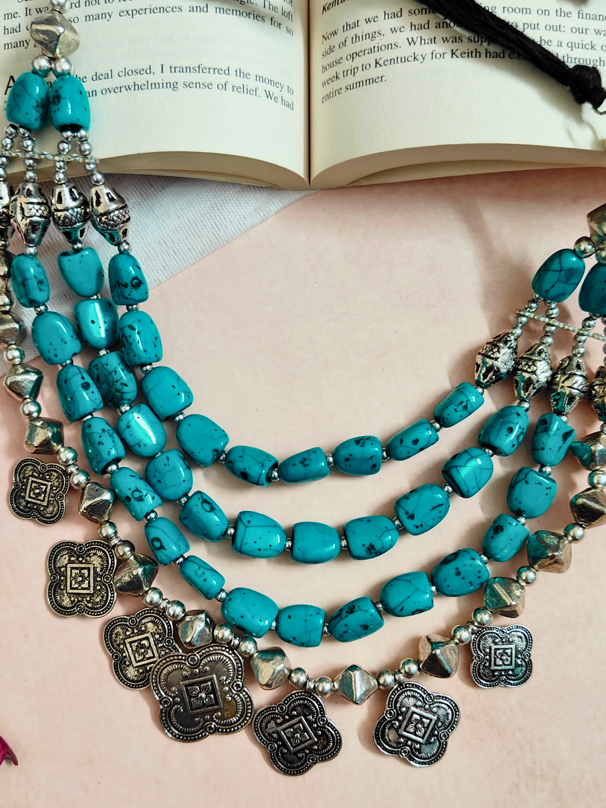 The Azeez Layered Pebble Necklace
