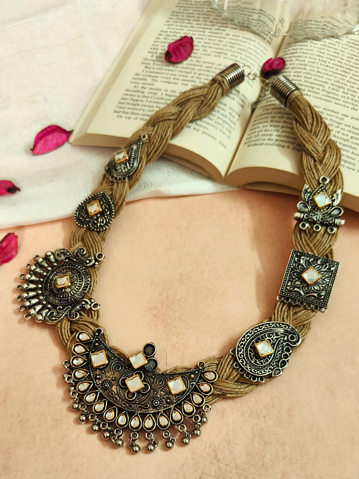 The Sugar Cookie Jute Necklace