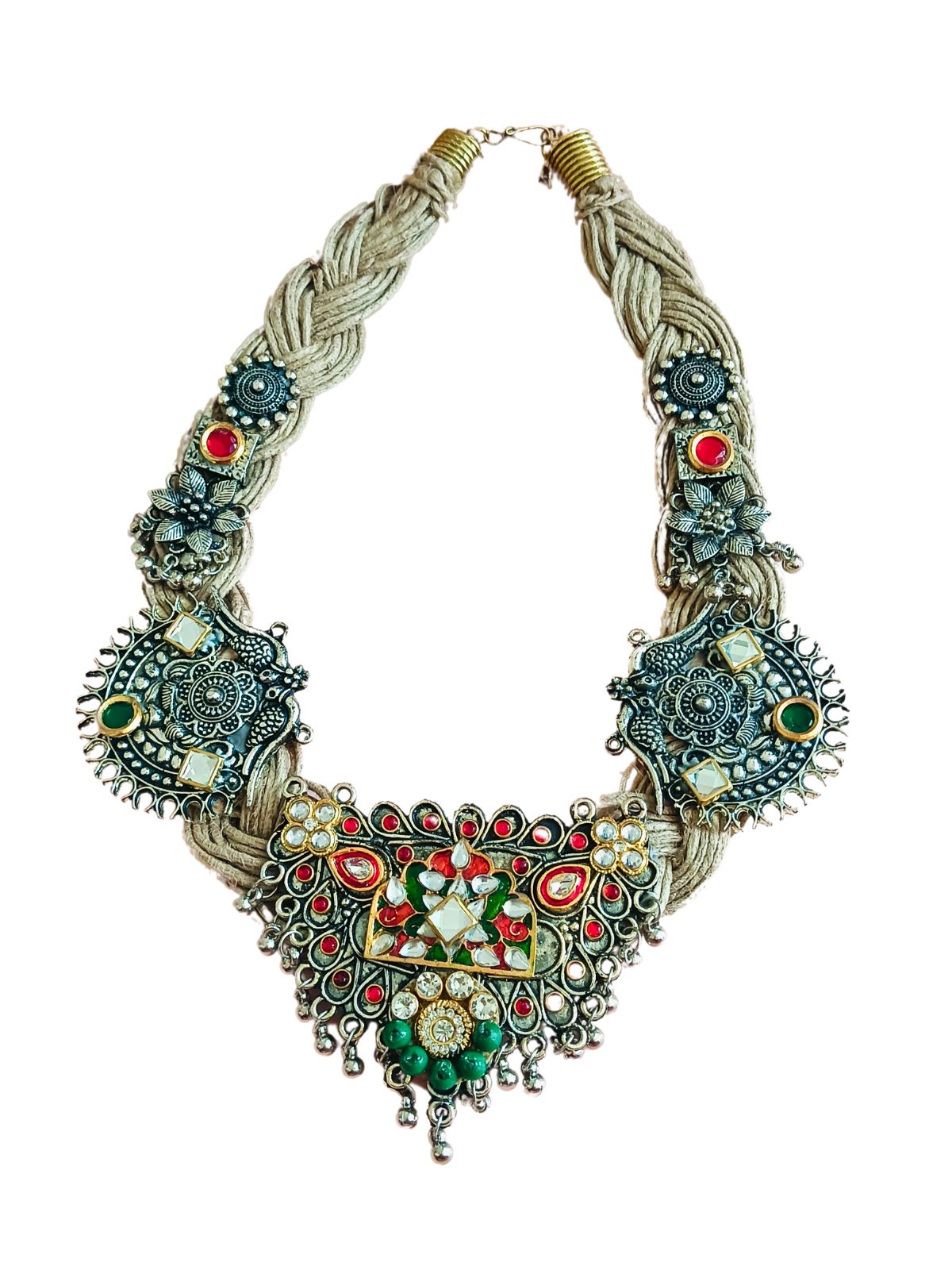 Ethereal Earth Jute Necklace