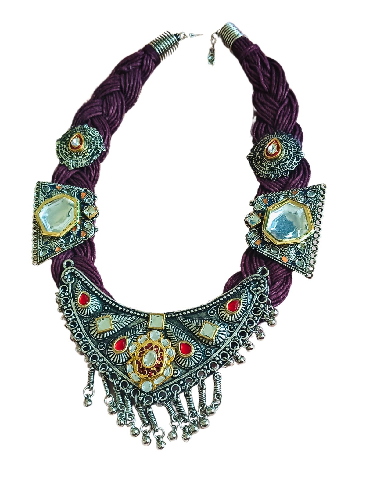 Earthbound Elegance Jute Necklace