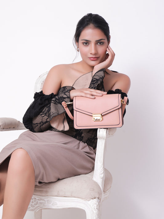 The Sassy Envelope Pink Sling Bag