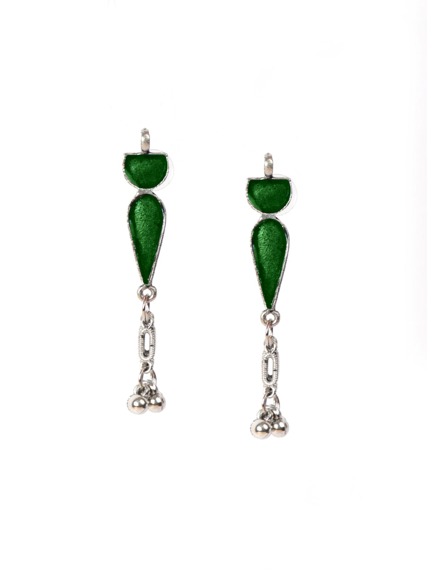 The Admirable Meena Trinky Choker Set in Green