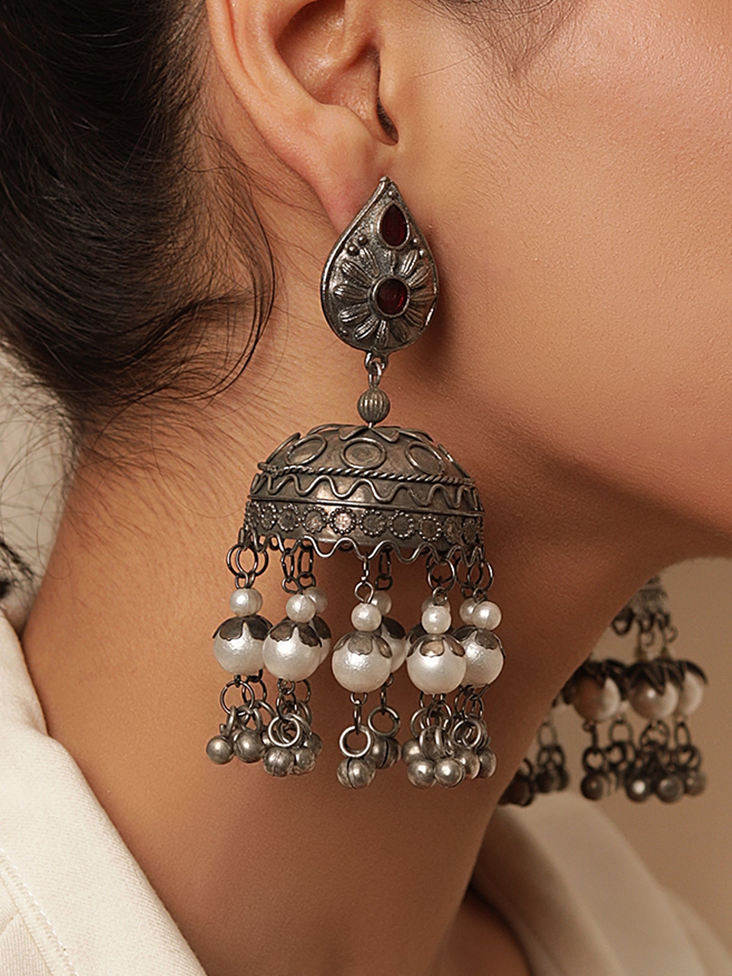 The Schon Poppy Jhumkas