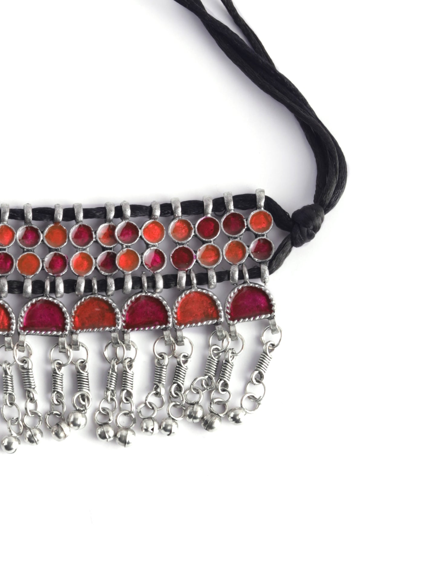 The Starry Constellation Choker in Pink & Orange