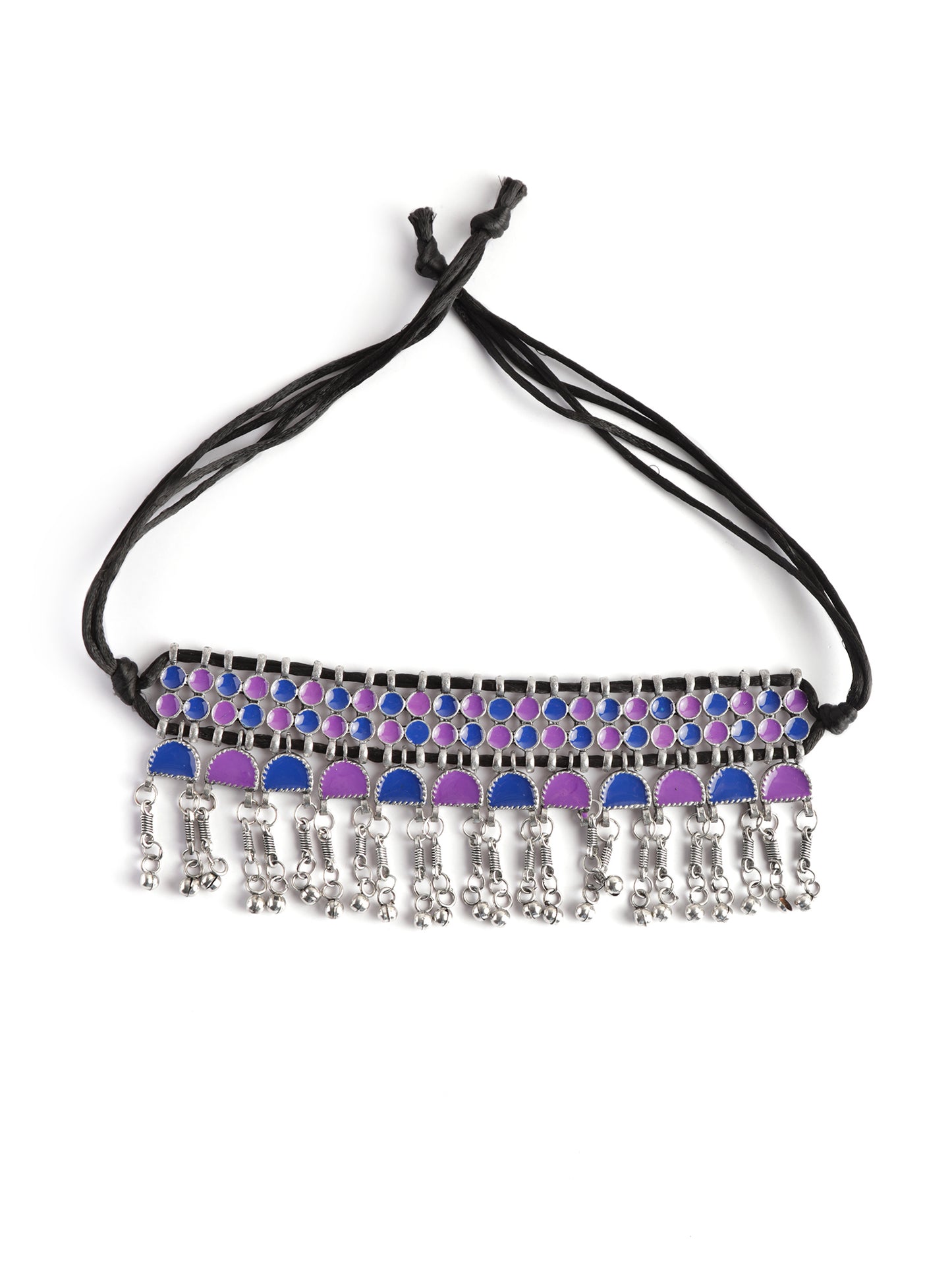 The Starry Constellation Choker in Blue & Purple