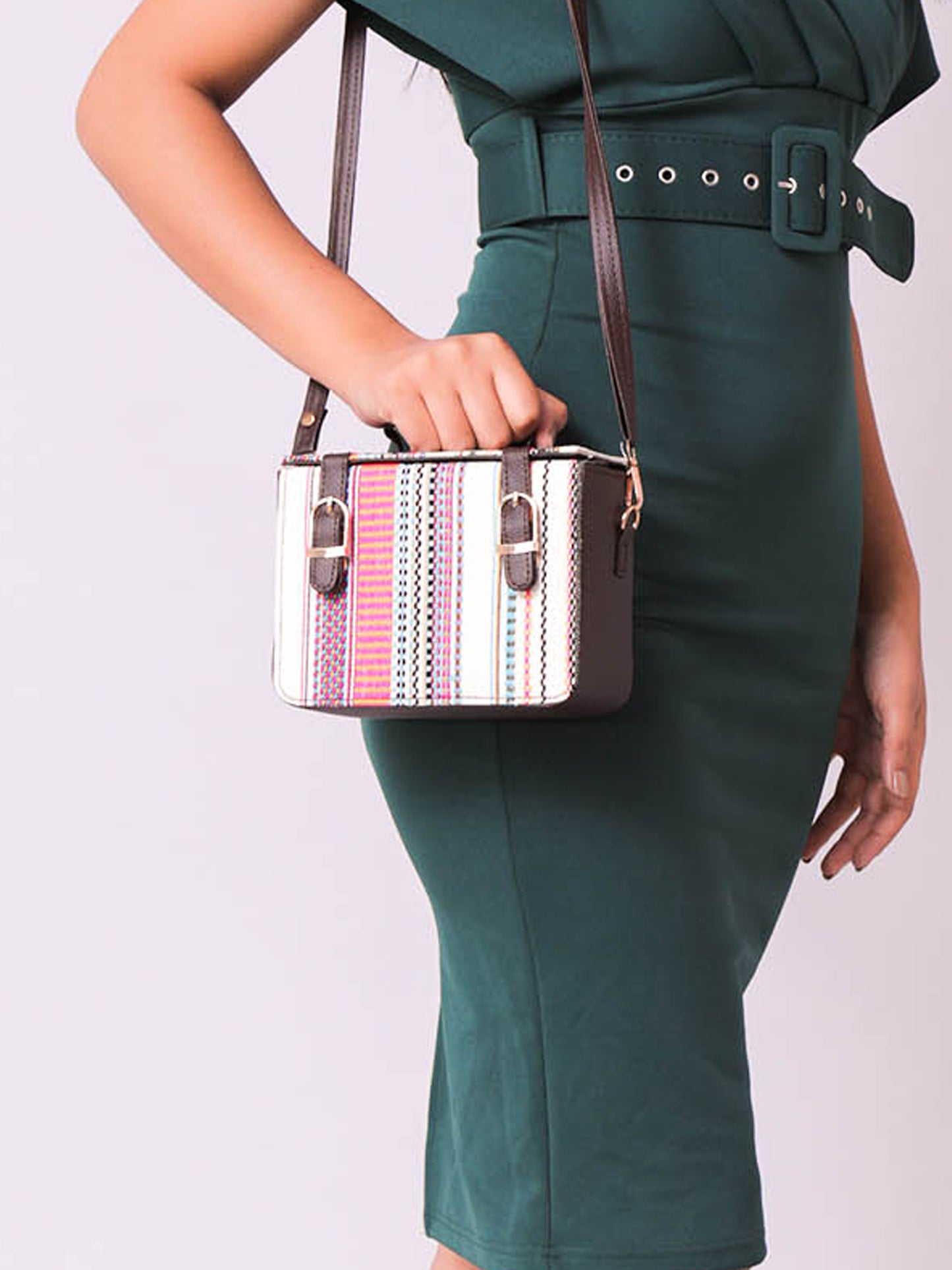 The Colored Silver Dust Handbag