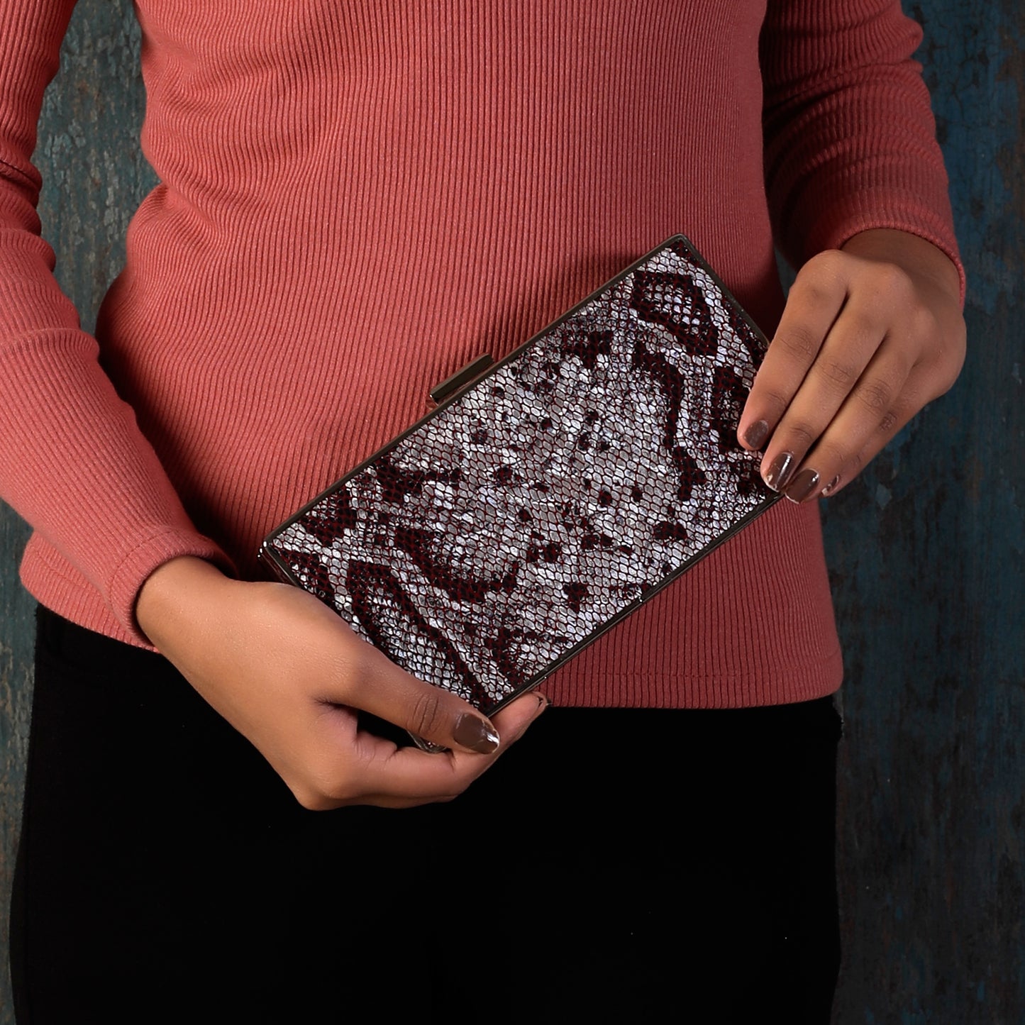 The Maroon Raunchy Clutch