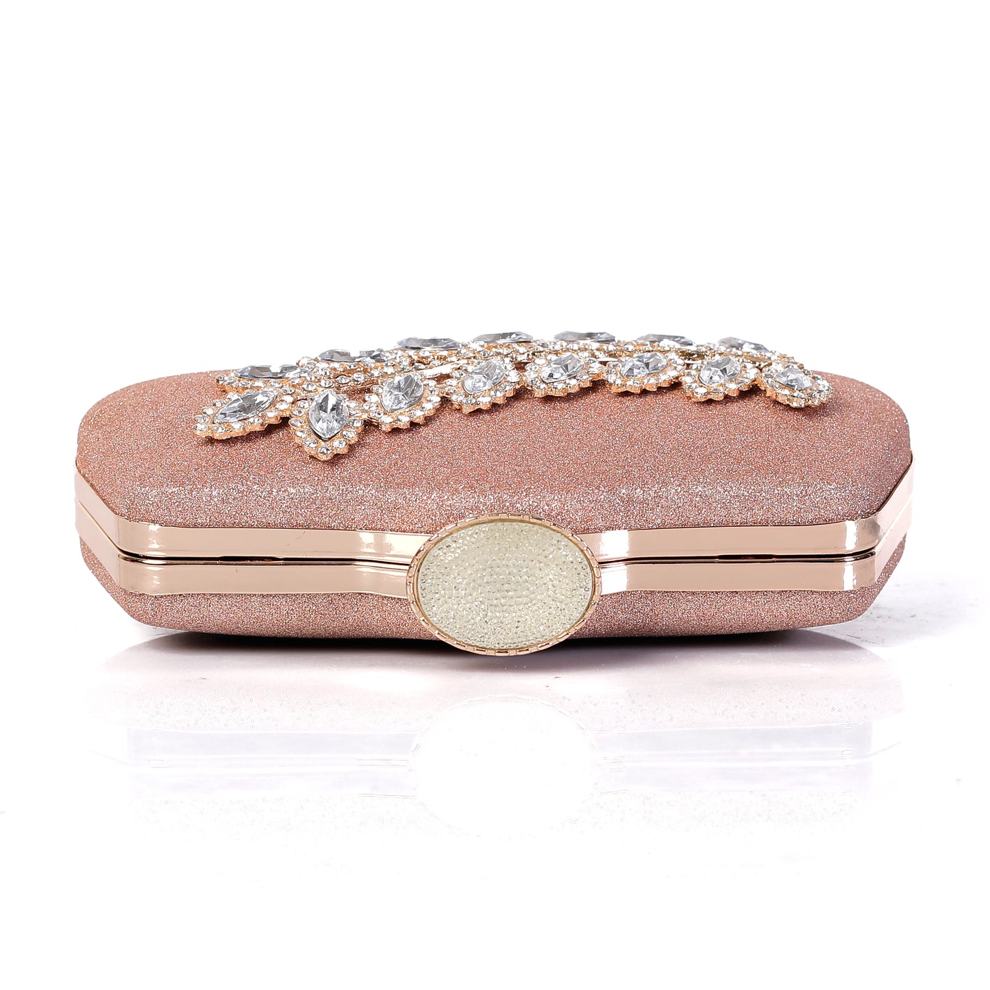 The Champagne Gleamy Sea Bed Clutch