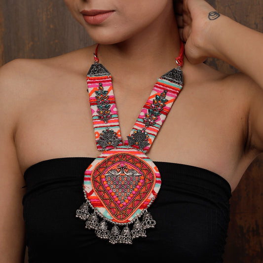 Hues of Orange Neckpiece