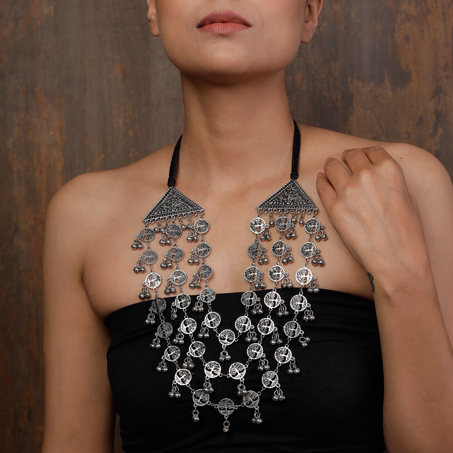 Tri-Layered Statement Neckpiece