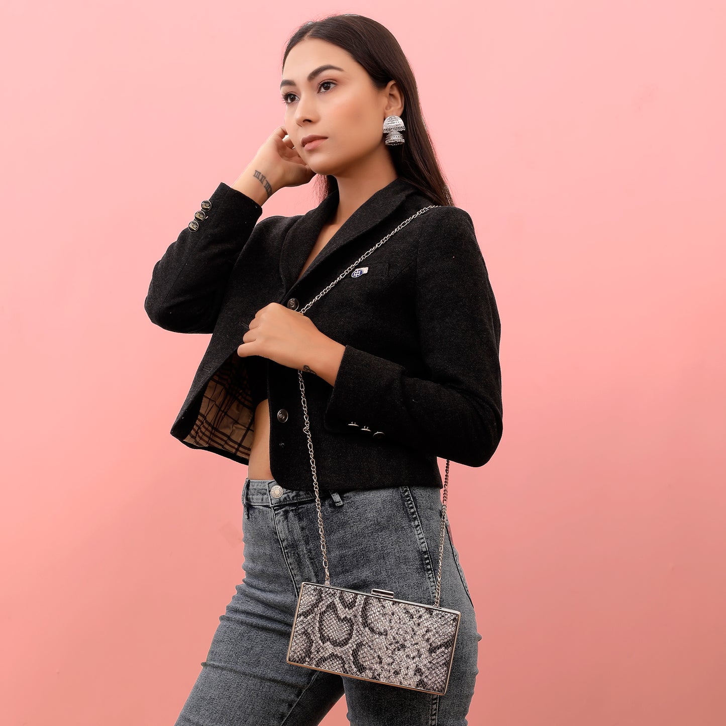 The Black Raunchy Clutch