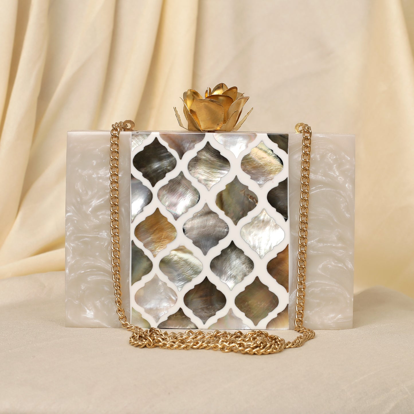 The Royal Marble Look Clutch