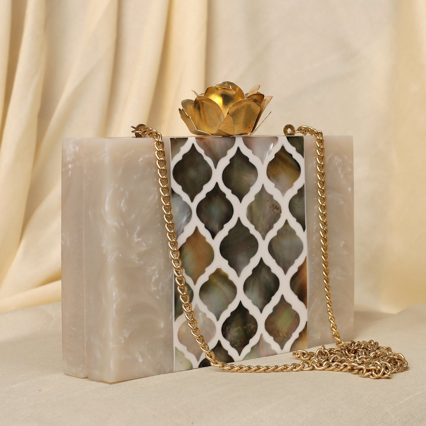 The Royal Marble Look Clutch
