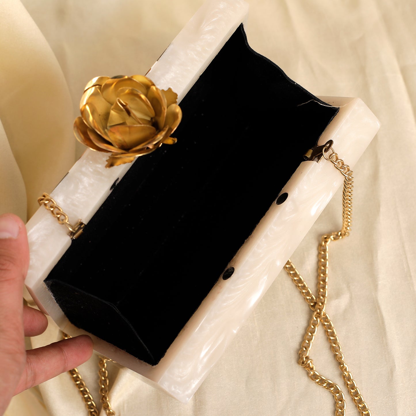 The Royal Marble Look Clutch