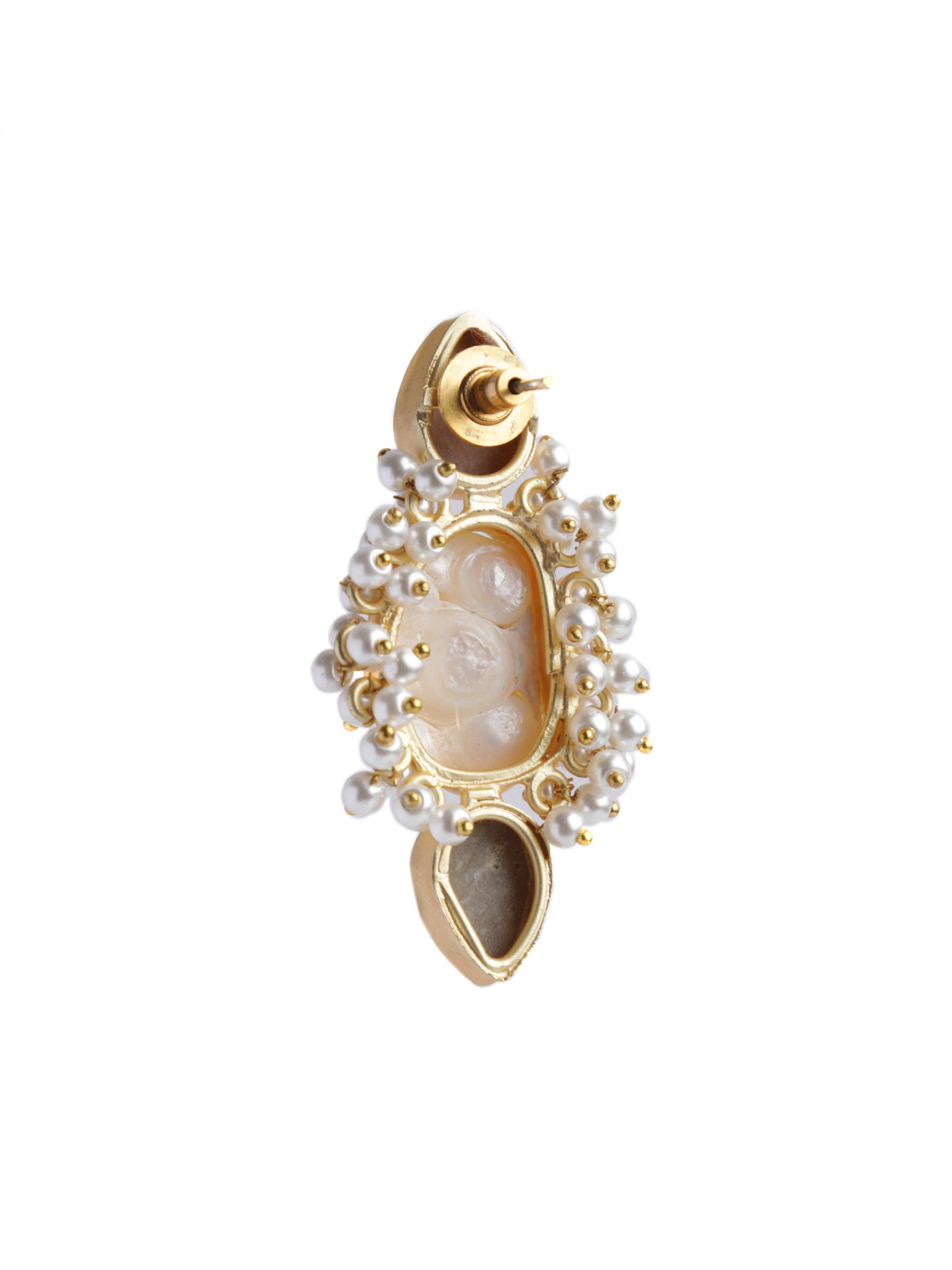 The Golden Alaska White Earrings