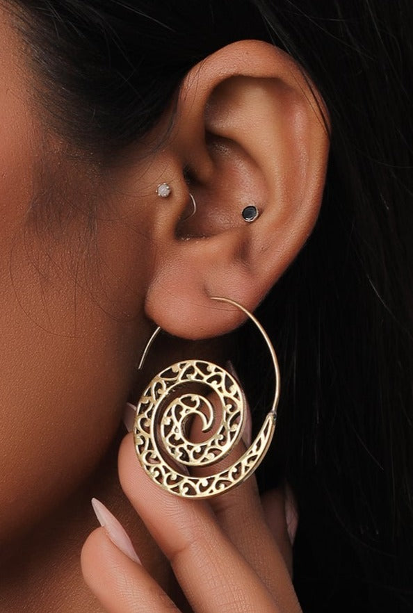 The Viney Hoop Earrings