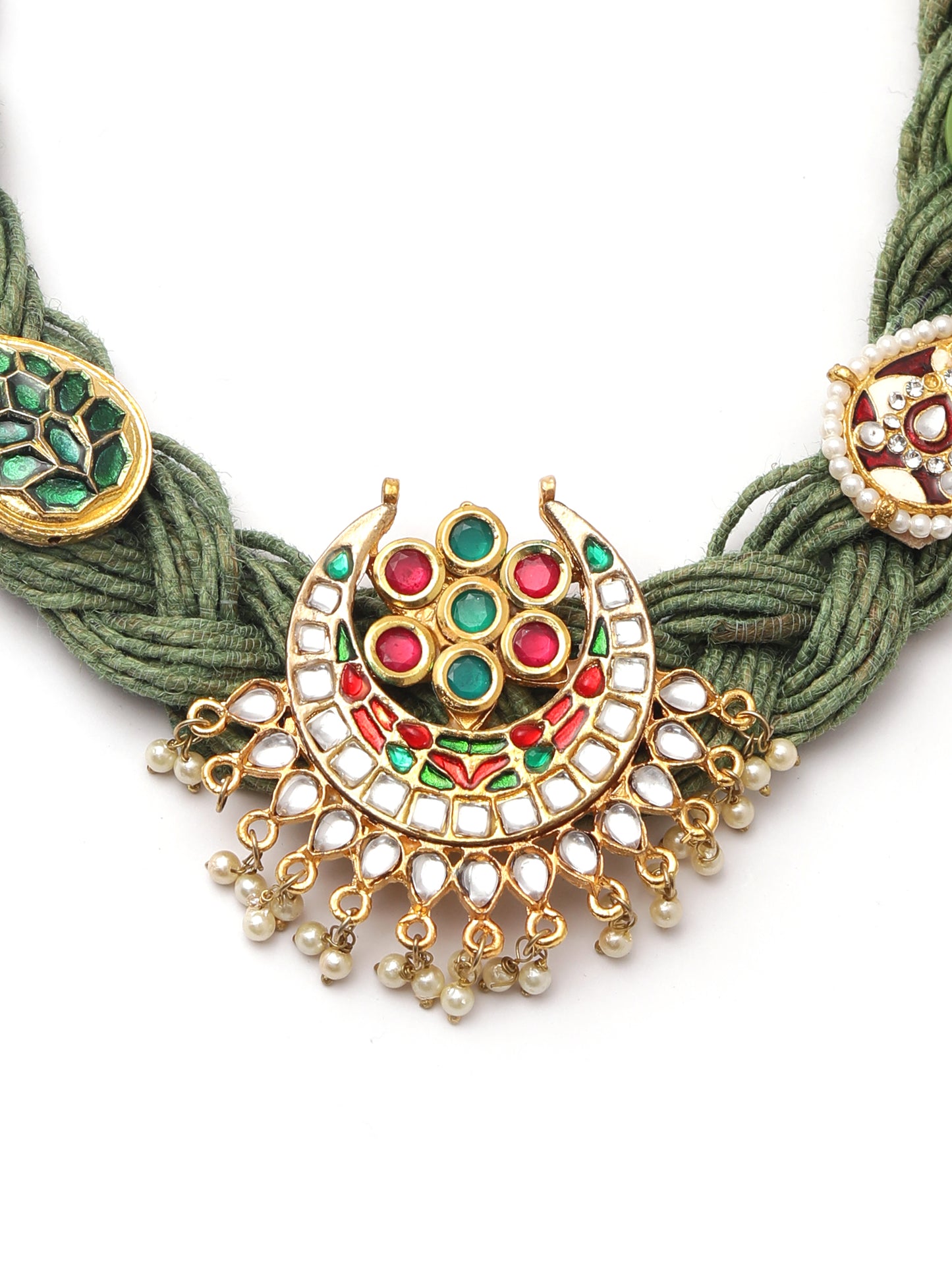 The Ornate Crochet Jute Necklace