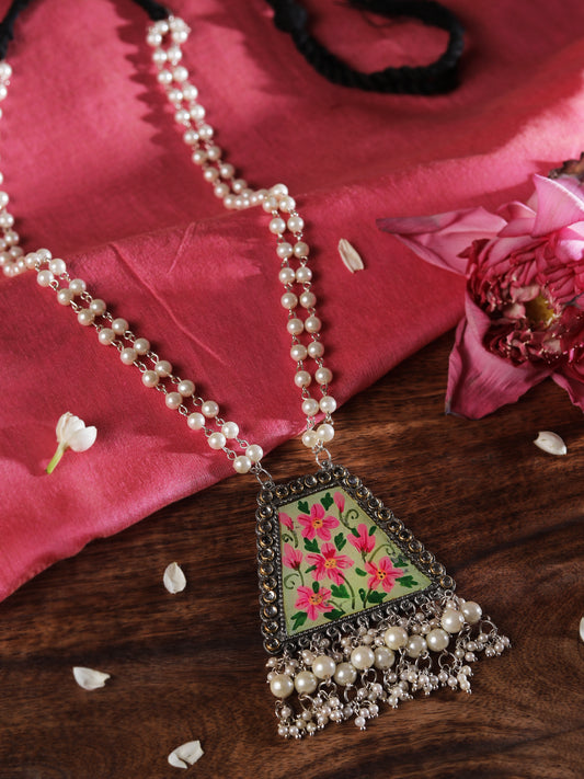 The Regal Hand Painted Bookey Necklace