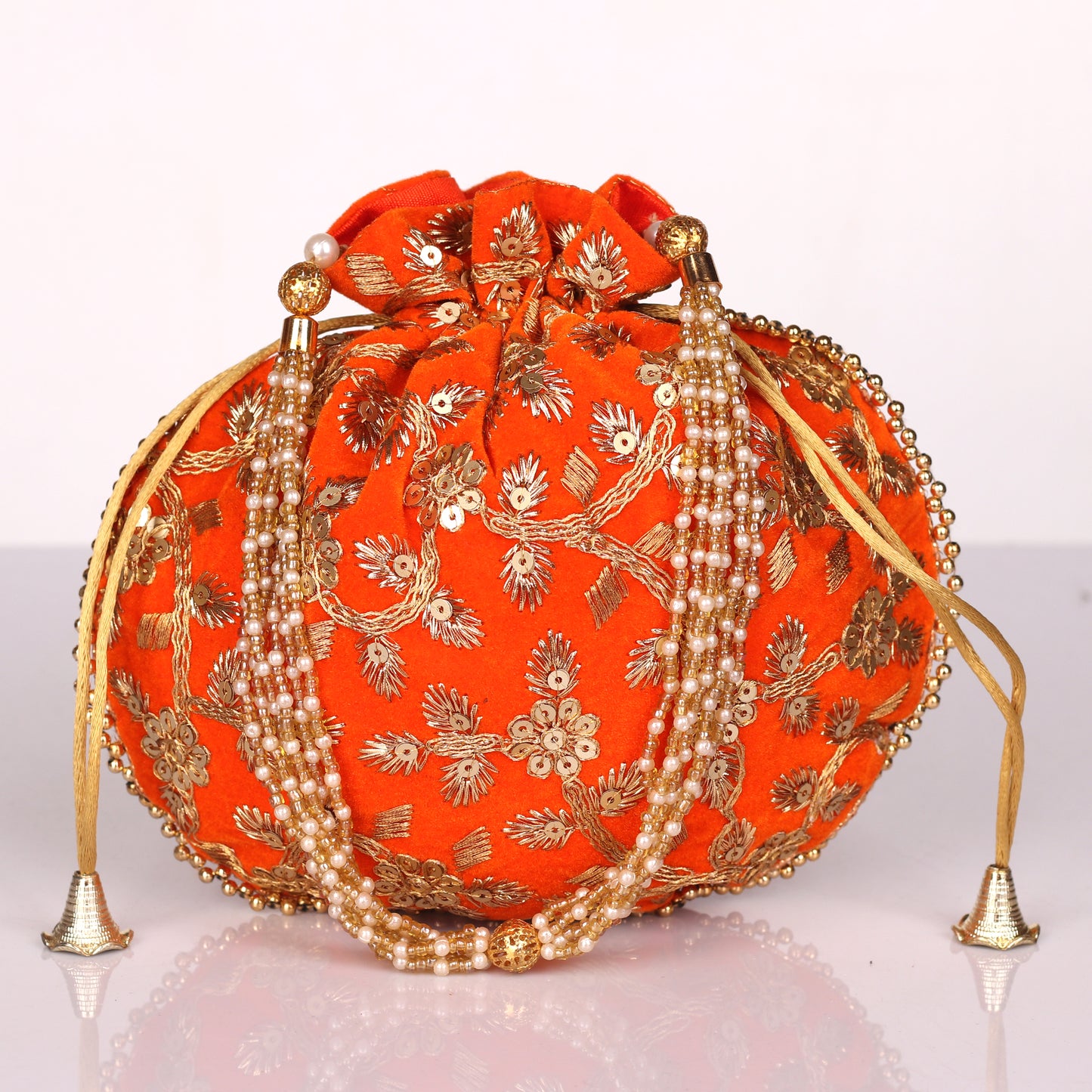 The Orange Nazakat Potli