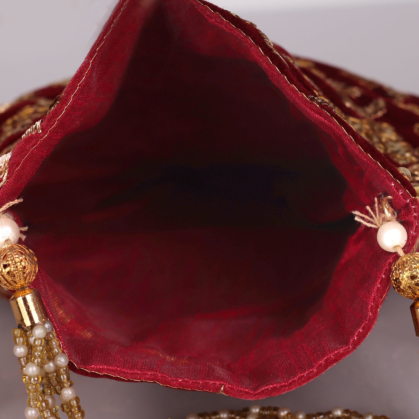 The Maroon Nazakat Potli