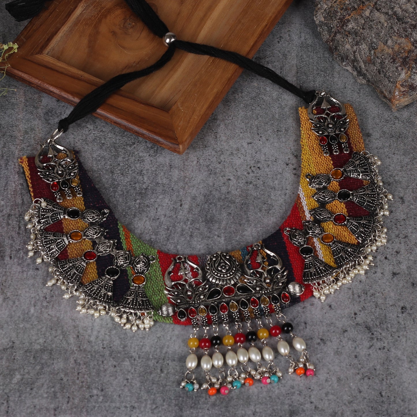 The Maharani Haar in Multicolor