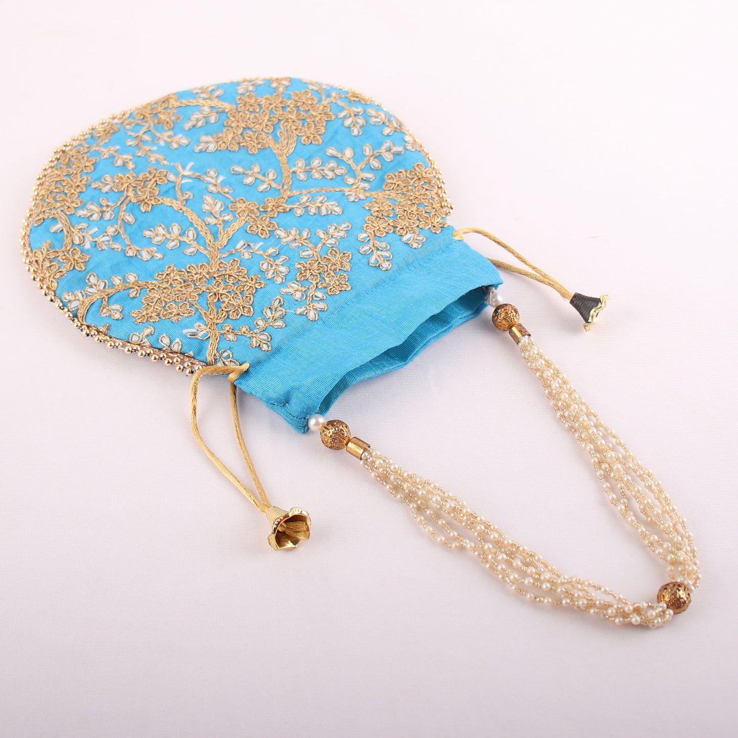 Potli,The Golden Amulet Blue Potli - Cippele Multi Store