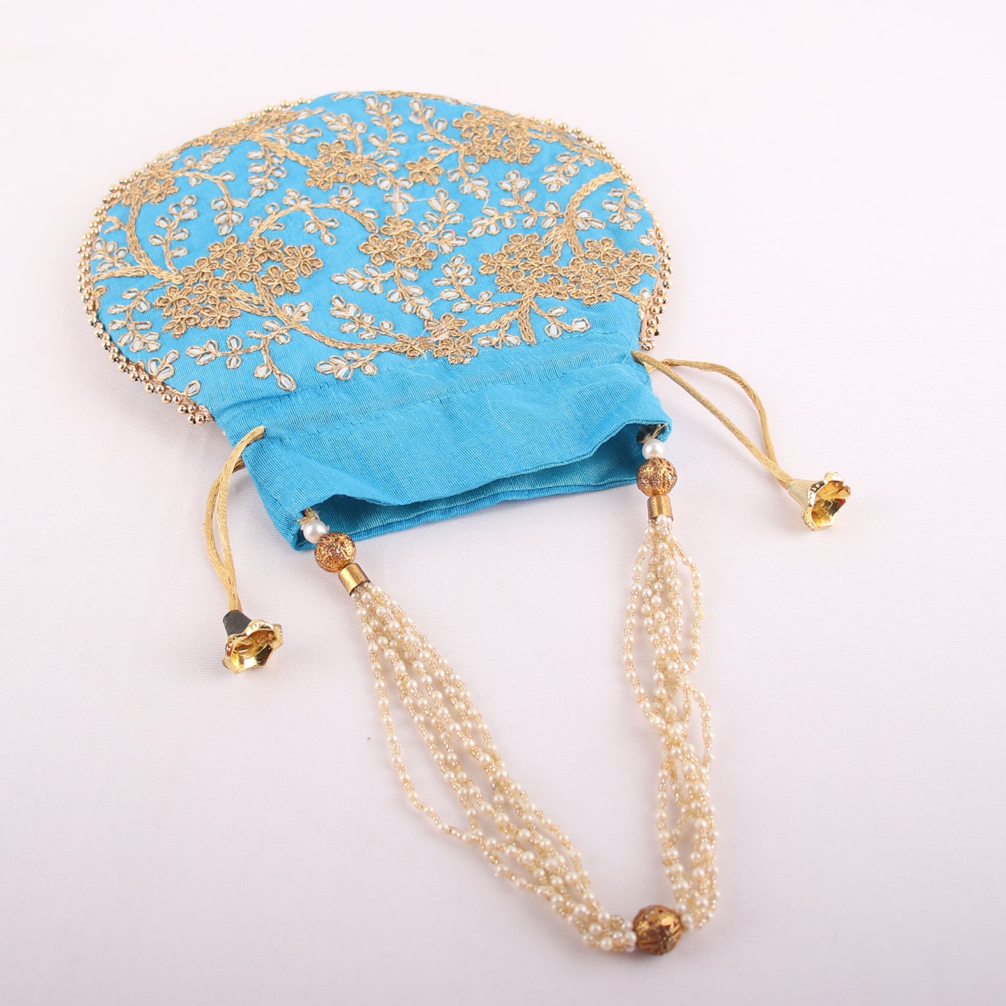 Potli,The Golden Amulet Blue Potli - Cippele Multi Store