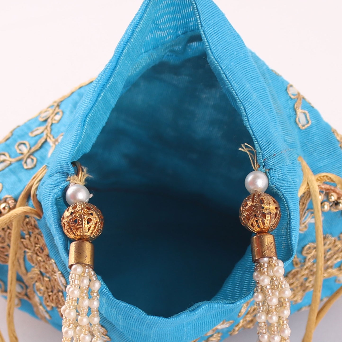 Potli,The Golden Amulet Blue Potli - Cippele Multi Store