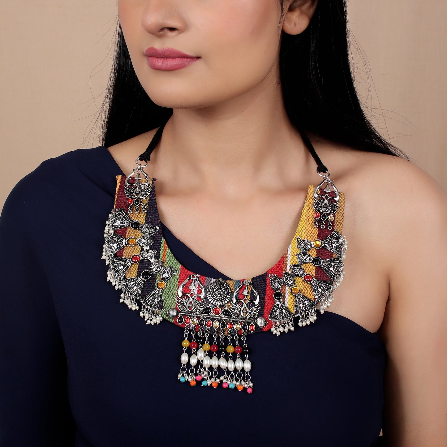 The Maharani Haar in Multicolor