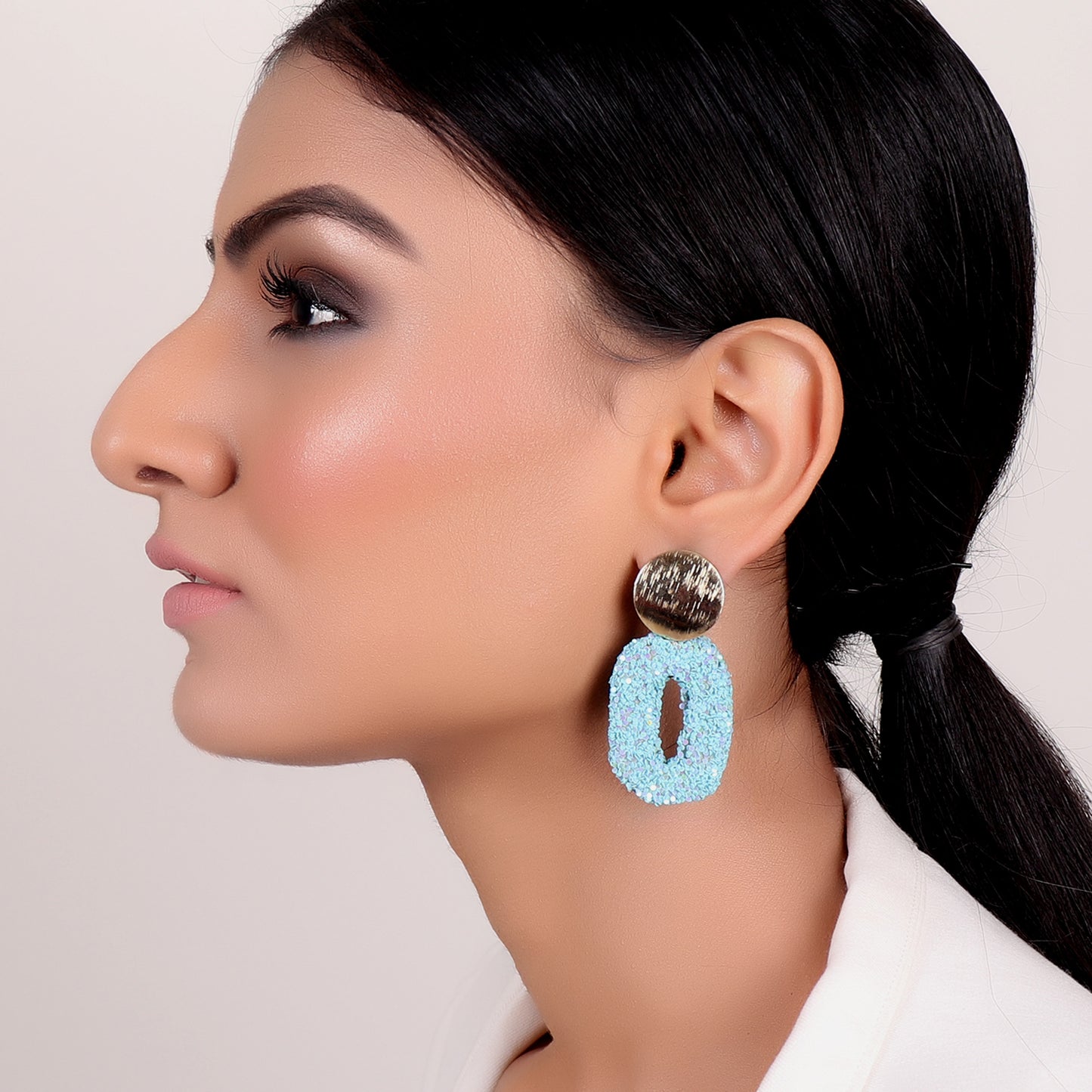Earrings,Dazzling Earrings in Turquoise - Cippele Multi Store