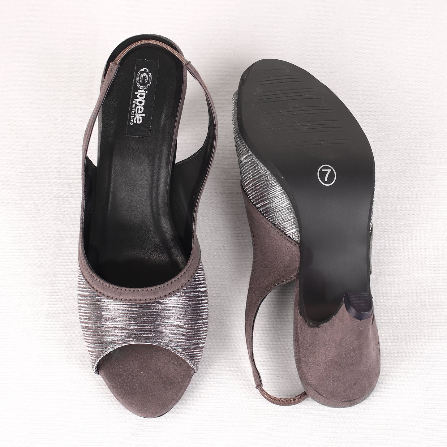 Foot Wear,The Artistic Scrub Heel in Grey - Cippele Multi Store