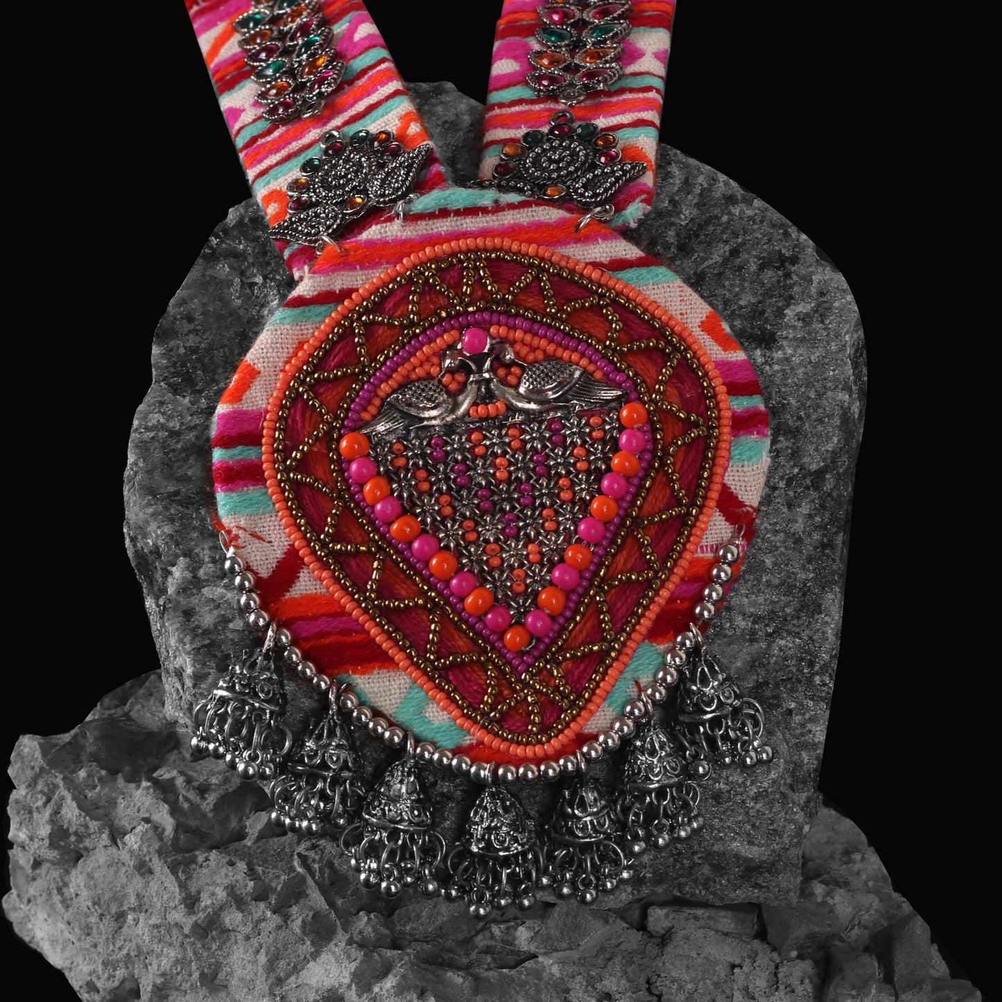 Hues of Orange Neckpiece