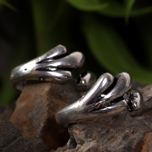 Contemporary Brass Toe Rings (Set of 2)