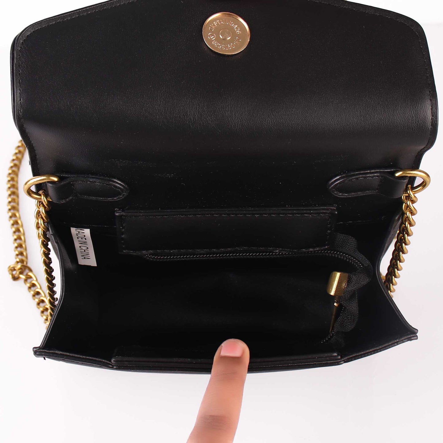 The Fabulous Queen Bee Black Sling Bag