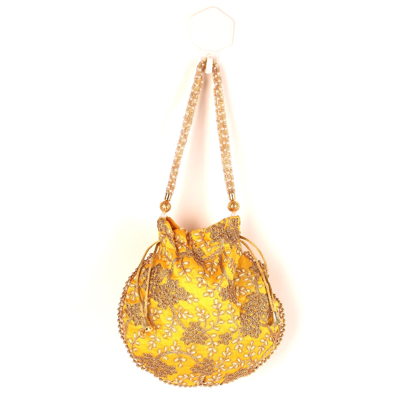 Potli,The Golden Amulet Yellow Potli - Cippele Multi Store