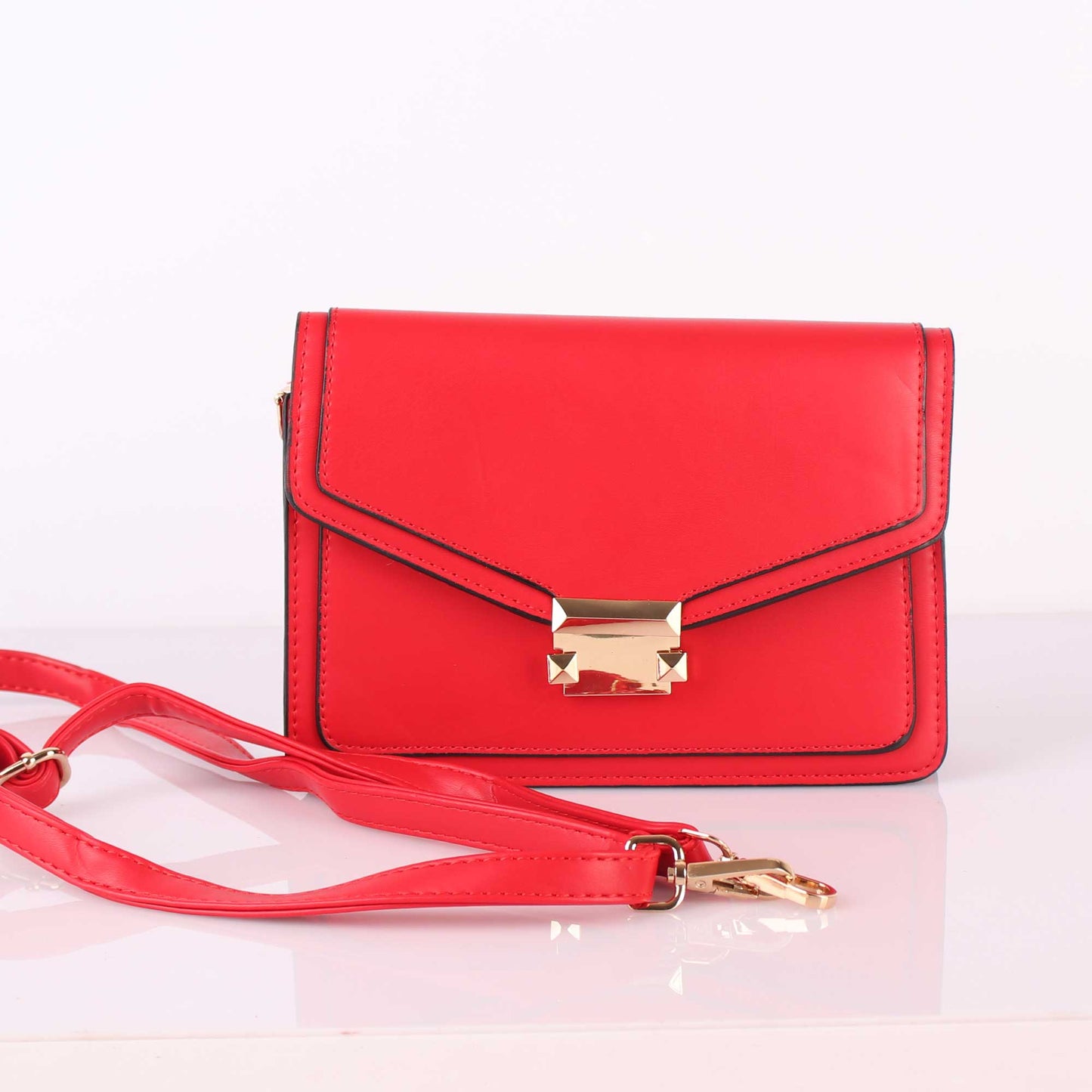 The Sassy Envelope Red Sling Bag