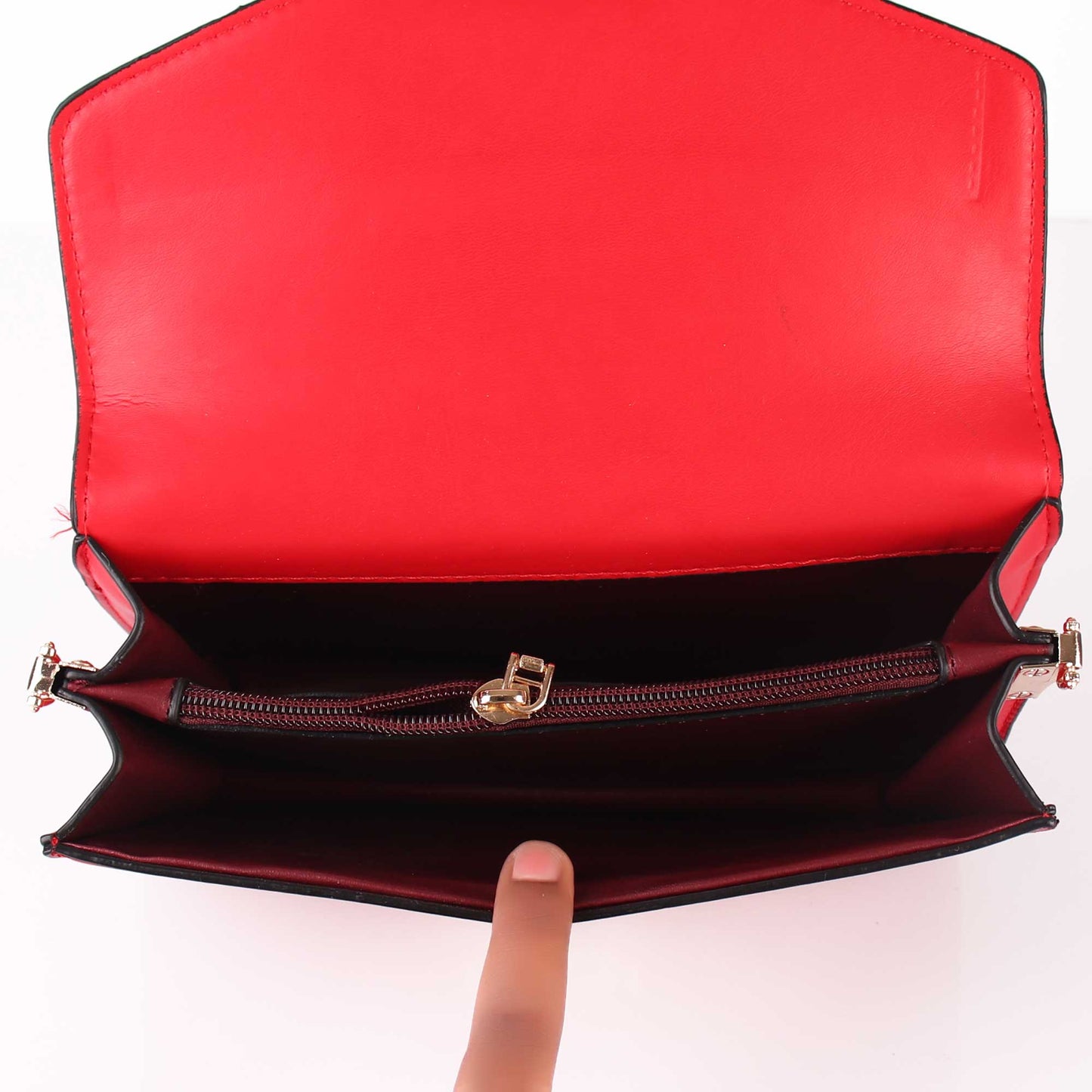 The Sassy Envelope Red Sling Bag