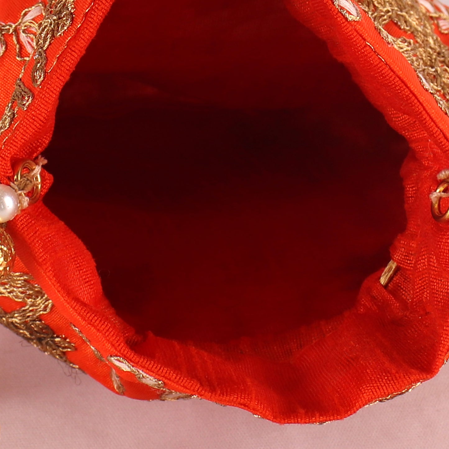 Potli,The Golden Amulet Orange Potli - Cippele Multi Store