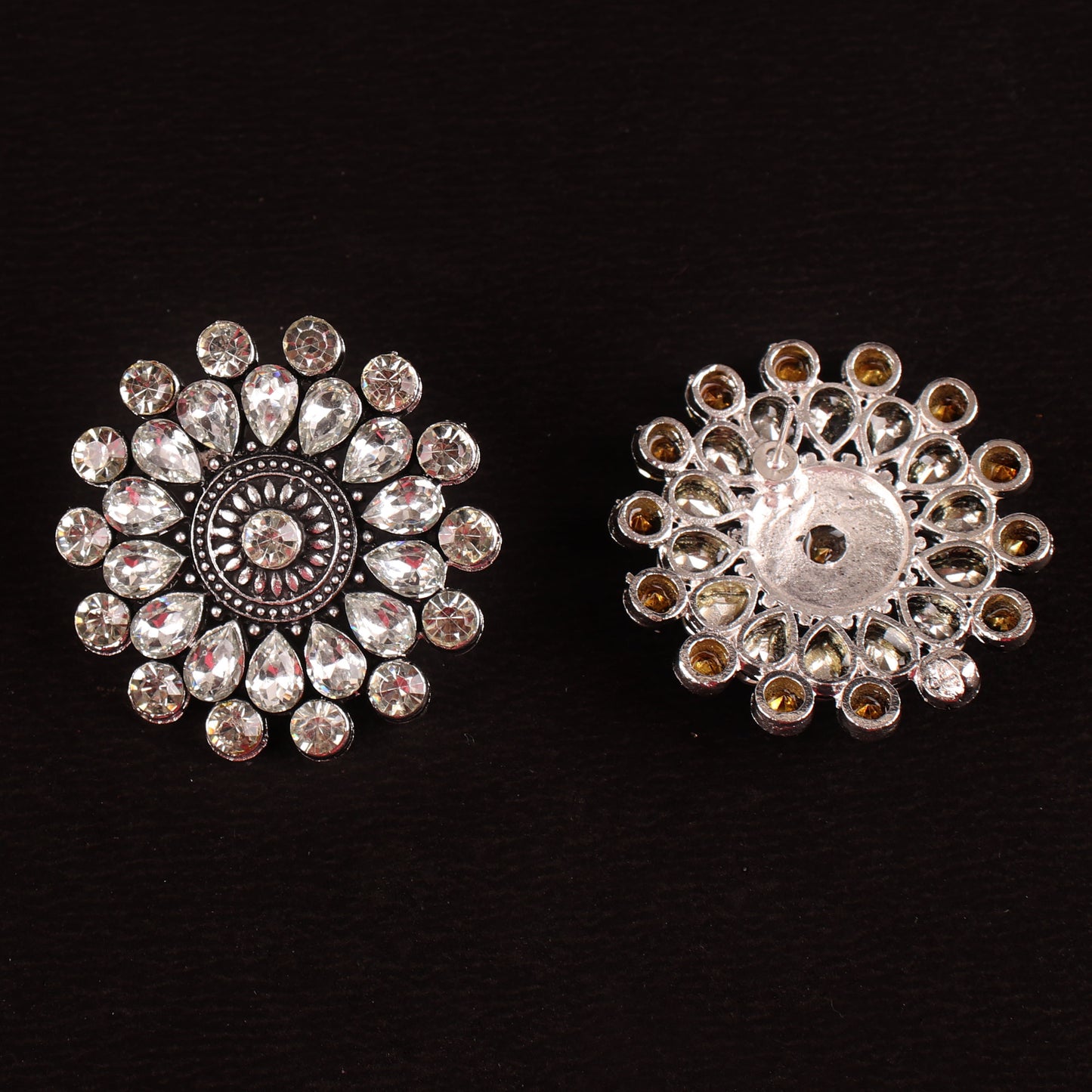 Ring & Earring Set,The Caledonia Crystal- Rings and Earring Set - Cippele Multi Store