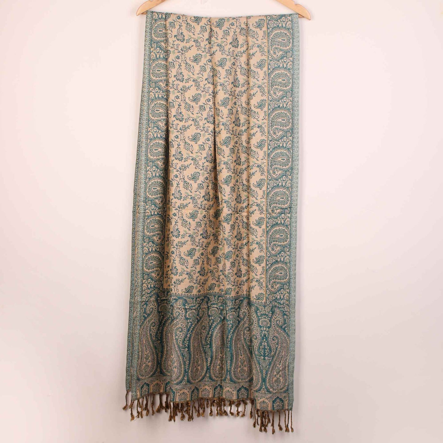 Stole,The Sultani Art Reversible Stole in Green - Cippele Multi Store