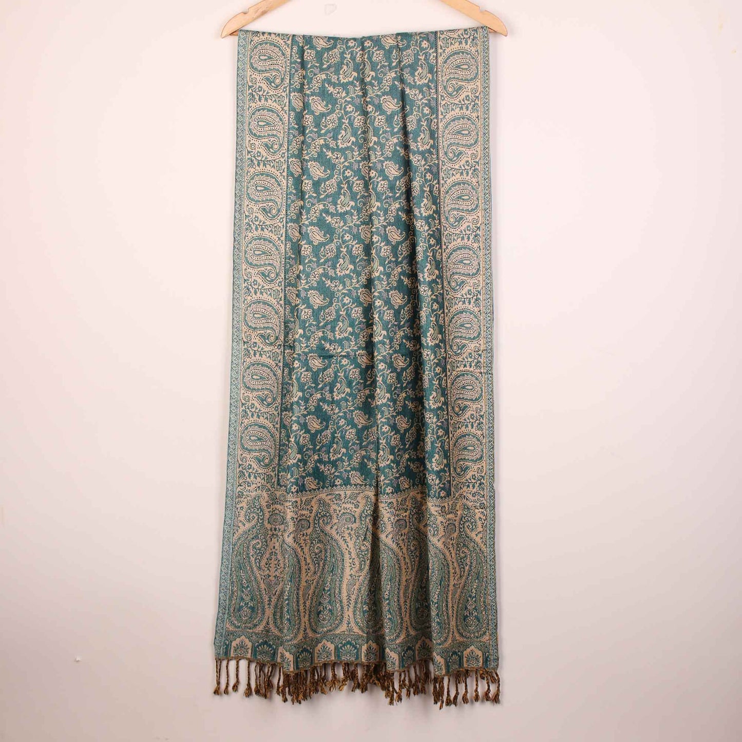 Stole,The Sultani Art Reversible Stole in Green - Cippele Multi Store