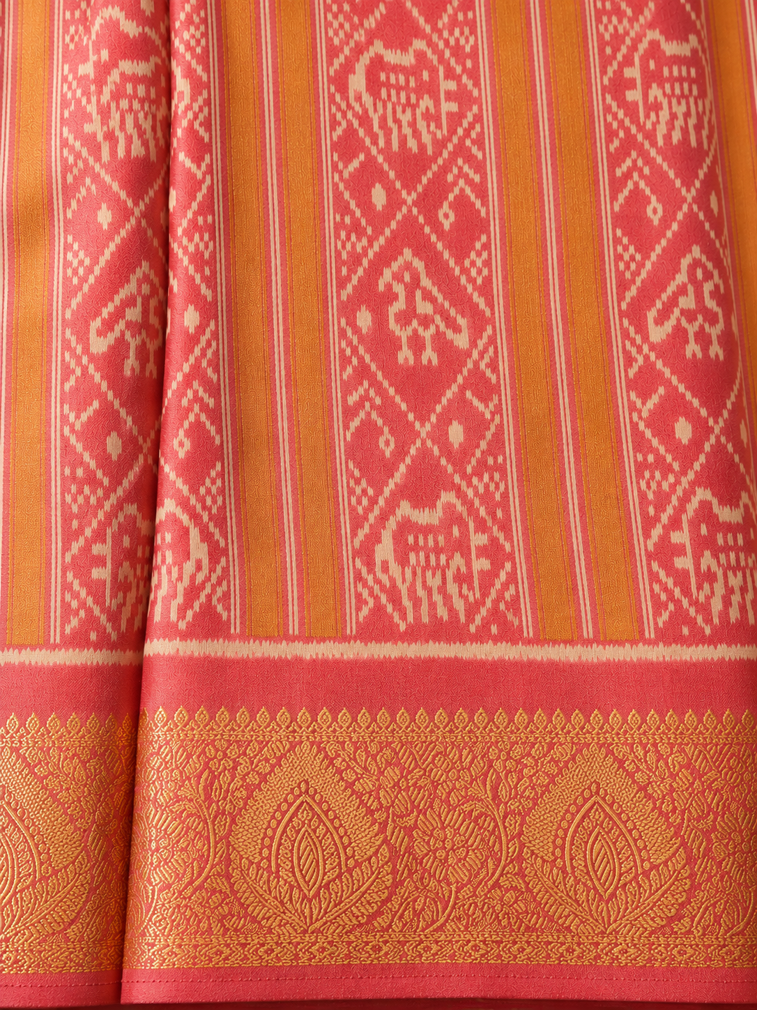 Rangriti Patola Silk Saree with Designer Blouse