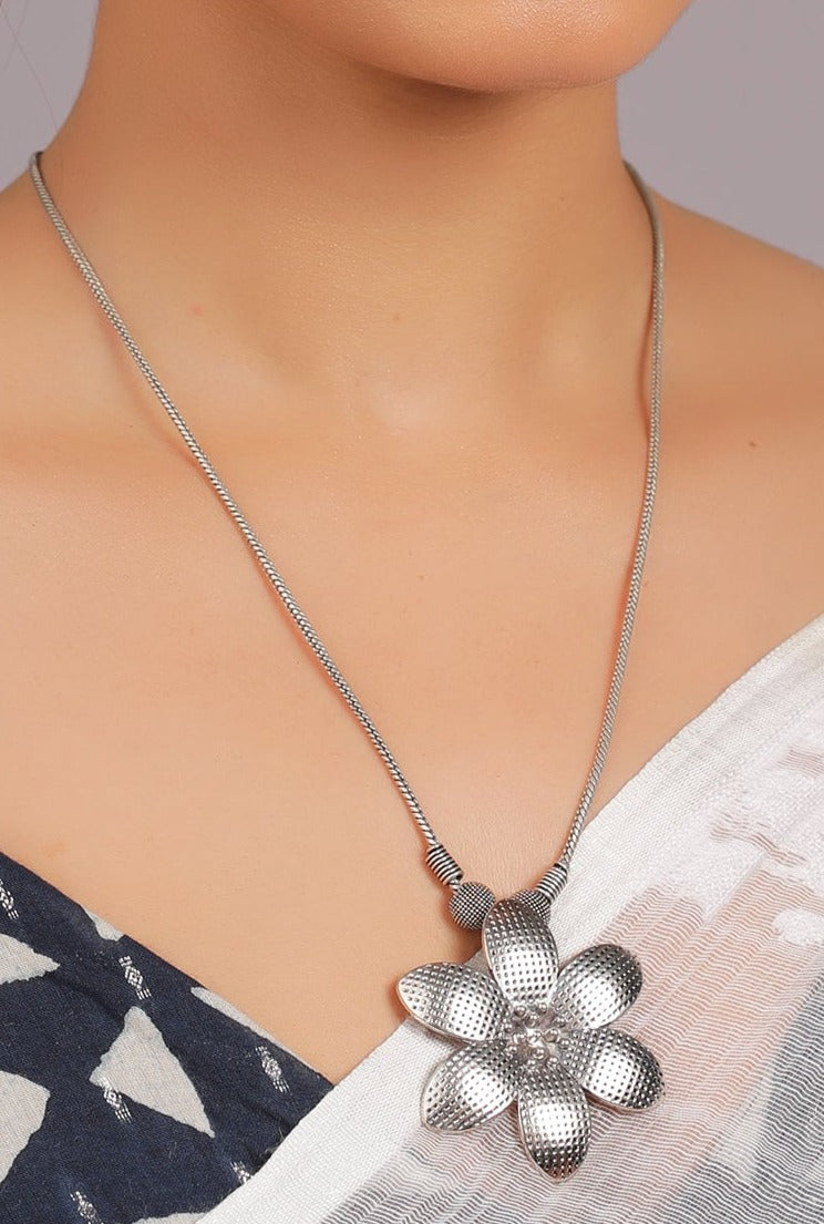 The Dotted Oleander Petal Pendant